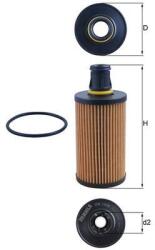 MAHLE Filtru ulei MAHLE OX 1338D - automobilus