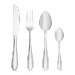 Ambition Set tacamuri inox, 24 piese, 6 persoane, Stilo (43681) Tacam