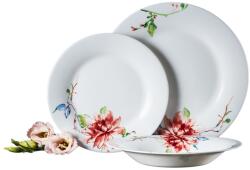 Ambition Serviciu de masa, 18 piese, 6 persoane, opal, Flora (42860)