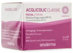 Sesderma Cremă de față hidratantă - SesDerma Laboratories Acglicolic Classic Moisturizing Cream SPF 15 50 ml