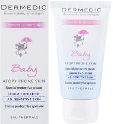 DERMEDIC Cremă protectoare pentru nou-născuți și copii - Dermedic Emolient Linum Baby Cream SPF 15 50 ml