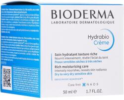 BIODERMA Cremă pentru piele sensibilă, uscată și foarte uscată - Bioderma Hydrabio Creme Rich Moisturising Care 50 ml