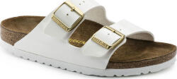 Birkenstock Arizona Birko-Flor Patent Sandale dama Anatomici în Culoare Alb Potrivire Îngustă 1005294 (1005294)