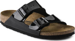 Birkenstock Arizona Birko-Flor Patent Sandale dama Anatomici în Culoare Negru Potrivire Îngustă 1005292 (1005292)