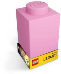 LEGO® EUROMIC - Iconic 1x1 szilikon kocka lámpa - rózsaszín (LGL-LP39) (LGL-LP39)