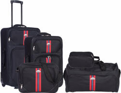 MASTER Set Master Penta, 5 buc. , 2 Trolere (mediu si mic) + 3 Genti (voiaj, de avion, de cosmetice) Valiza