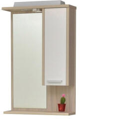 TMP cabinets ZX sonoma 75 cm tükrös szekrény LED világítással (zxsonoma75f)