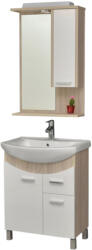 TMP cabinets ZX sonoma 65/75 cm komplett fürdőszoba bútor LED világítással (zxsonoma65k)