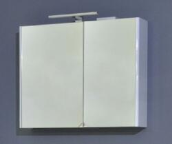 TMP cabinets Sharp 75/100 cm tükrös szekrény LED világítással, fehér (sharp75f)