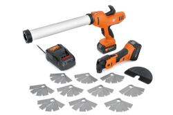 FEIN AKP 18-600 AS + AMM 700 1.7 Q AS TOP akkus kinyomópisztoly + MultiMaster fugafelújító készlet 2x18V/4.0Ah akku +töltő (71902360000)