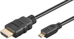 PremiumCord 4K HDMI A - HDMI micro D kábel, 2m (kphdmad2)