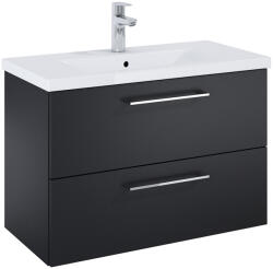 Roca Roma Compact dulap 80x38.4x53 cm sub chiuveta pe perete negru A857953532 (A857953532)