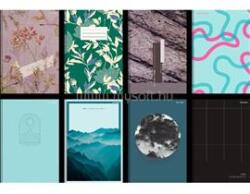 TOP 2000 Mix A5 96 lapos vegyes mintás vonalas beíró (400183671) (400183671)