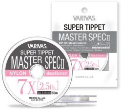VARIVAS SUPER TIPPET MASTER SPEC ll NYLON 4X 50m 0.165mm 5.1lb (V116994)