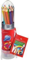 Faber-Castell Grip Rakéta színes ceruza készlet hegyezővel (15 db / csomag) (112457) (112457)