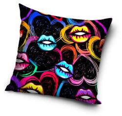 Carbotex Csók és szivecskés - 40 x 40 cm-es párnahuzat (VAL191010-POSZ) (VAL191010-POSZ)