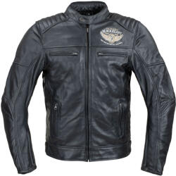 W-TEC Black Heart Motoros bőrkabát W-TEC Black Heart Wings Leather Jacket fekete 3XL