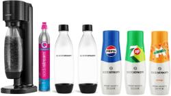 SodaStream GAIA Black Starter Pack fekete szódagép szett (SDS01BUN)