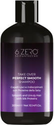 6.Zero Take Over sampon - Perfect Smooth - egyenes & rakoncátlan hajra 300ml - fodrasznagyker