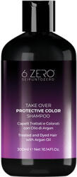 6.Zero Take Over sampon - Protective Color -festett száraz & fakó hajra 300ml - fodrasznagyker
