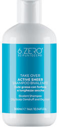 6.Zero Take Over sampon - Active Sheer - zsíros, korpás hajra & fejbőrre 300ml - fodrasznagyker