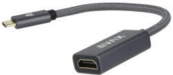 AVAX AD903 PRIME Type C-HDMI 2.0 4K/60Hz sodorszálas adapter