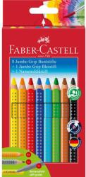 Faber-Castell Jumbo Grip színes ceruza készlet tollal, ceruzával (8+1+1 db / csomag) (280921) (280921)