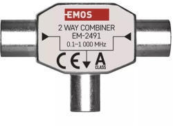 EMOS J0197 EU 2491/D193 ferrites háromágú antenna közösítő