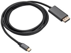 Akyga AK-AV-18 USB-C -> HDMI 1.4 M/M video kábel 1.8m fekete