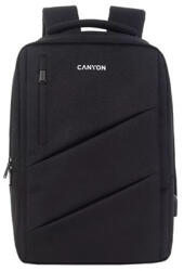 CANYON BPE-5 15, 6" notebook poliészter hátizsák fekete