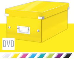 Leitz WOW Click & Store DVD 20.6 x 14.7 x 35.2 cm, sárga (60420016)