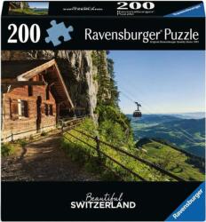 Ravensburger Puzzle Ravensburger din 200 piese - Peșterile Waldkirch, Elveția (12000881) Puzzle