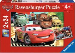 Ravensburger Puzzle pentru copii Ravensburger din 2 x 24 piese - Mașinile (8959) Puzzle