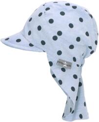 Sterntaler Pălărie cu panou pentru gât și protecție UV 50+ Sterntaler - Cu buline, 49 cm, 12-18 luni, albastru (1422322-325)