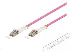 Gigalight Duplex optikai patch kábel 4xLC csatlakozóval, 50/125 OM4 LSZH, 10 m