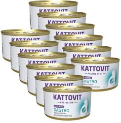 KATTOVIT Kattovit Gastro rață la conservă 12 x 85 g