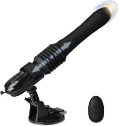 SuperLove Holy F Thrusting Mini Sex Machine with Remote & Strong Suction Cup Black Vibrator
