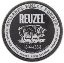 Reuzel Hollands Finest Pomade Extreme Hold Matte Pomade extra erős tartású matt hajpomádé 35 g férfiaknak