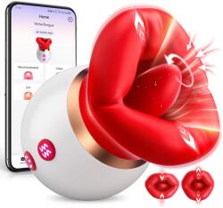 SuperLove 3in1 Sucking, Licking & Rotating Tongue Vibrator Vibrator