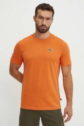 PUMA tricou din bumbac BETTER ESSENTIALS barbati, culoarea portocaliu, neted, 675977 PPYH-TSM1LK_28X