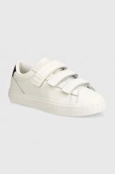 Tommy Hilfiger sneakers din piele TJW CUPSOLE SNEAKER VELCRO culoarea alb, EN0EN02568 9BYH-OBD22L_00X