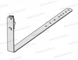 XBS MGKNC-12A Tetővezetéktartó 8-10mm köracélhoz 38cm hosszú (084631)