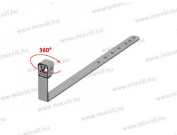 OMU System MGKNC-12 M Tetővezetéktartó 10mm köracélhoz 36cm hosszú (084652)