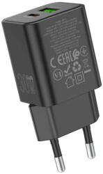BOROFONE Bn14 Royal USB-A / USB-C Hálózati Töltő - 30W, Fekete