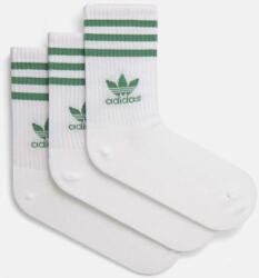 adidas Originals sosete Adicolor 3-pack culoarea alb, JF6356 9BYH-LGU026_00X