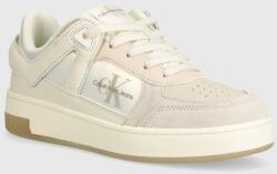 Calvin Klein sneakers BASKET CUPSOLE LOW MIX ML MTR culoarea bej, YW0YW01490 9BYH-OBD0KM_01X (YW0YW01490)