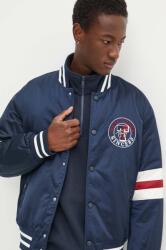 Tommy Jeans geaca bomber barbati, culoarea albastru marin, de iarna, DM0DM18897 9BYH-KUM03J_59X