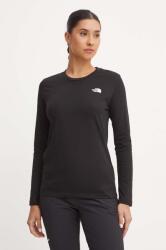 The North Face longsleeve L/S Simple Dome Tee femei, culoarea negru, NF0A87QPJK31 9BYH-BUD05E_99X