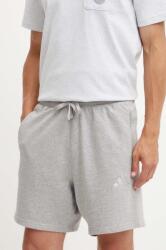 adidas pantaloni scurți din bumbac ALL SZN culoarea gri, melanj, IY4152 9BYH-SZM02E_90X (IY4152)