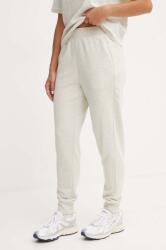 Calvin Klein Performance pantaloni de trening culoarea bej, neted PPYH-SPD0YF_08X (00GWS4P651)